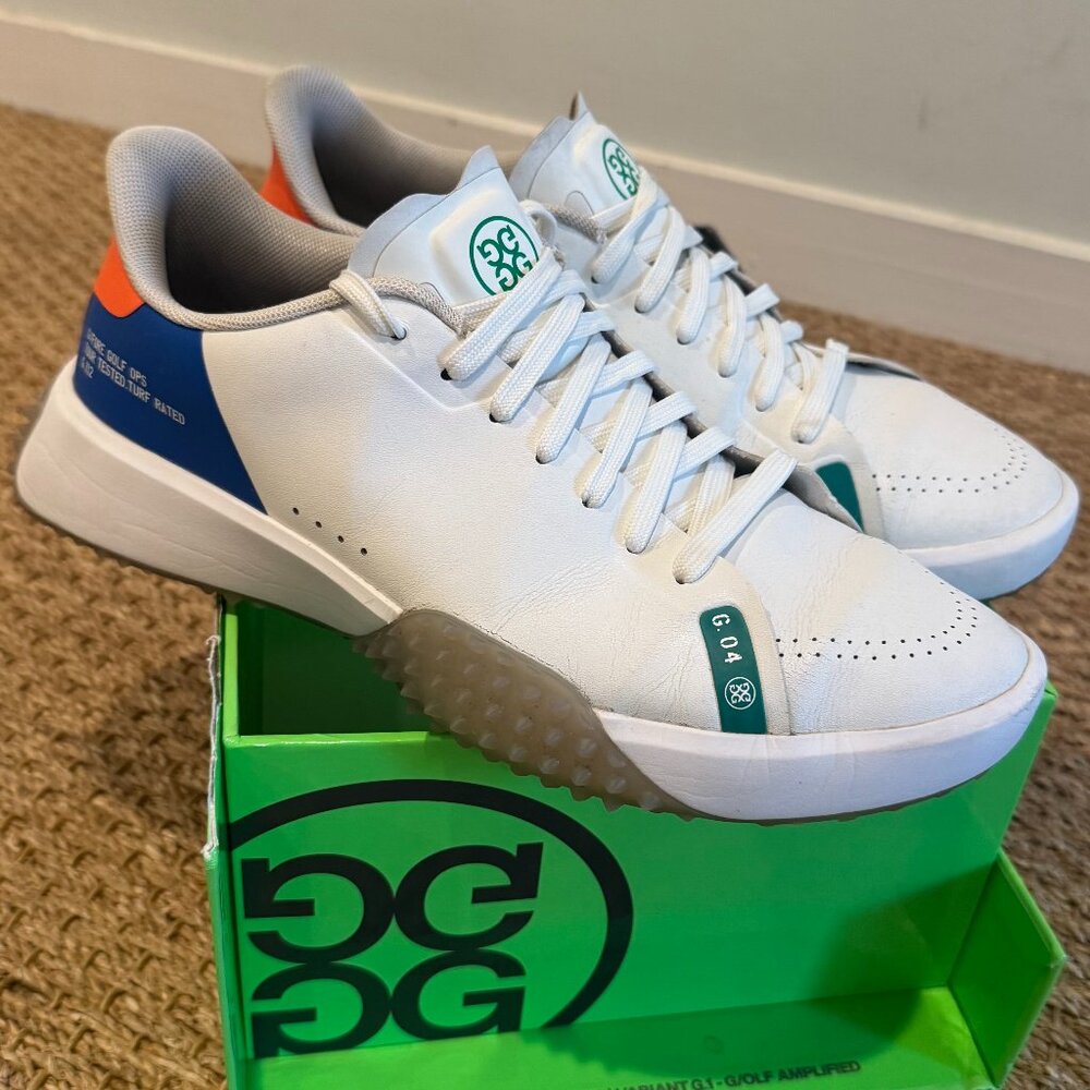 GFORE G.112 P.U. Leather Color Block Golf Shoes - 10